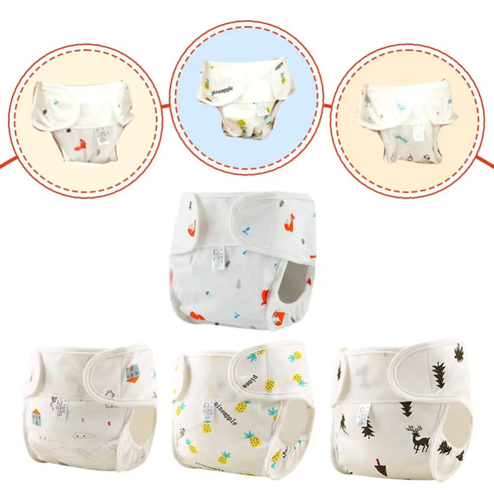 For 17-22Inch Doll Adjustable Reusable Diaper Pants Baby Washable Diaper Convenient Leakproof Cloth Diapers