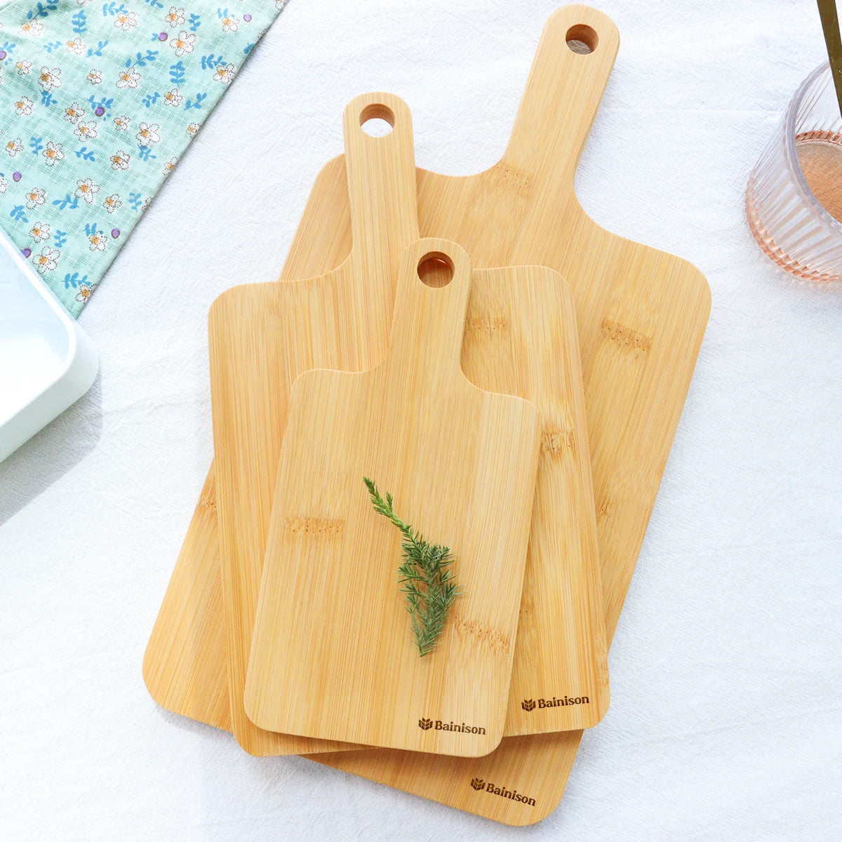 Bamboo Camping Chopping Board Set