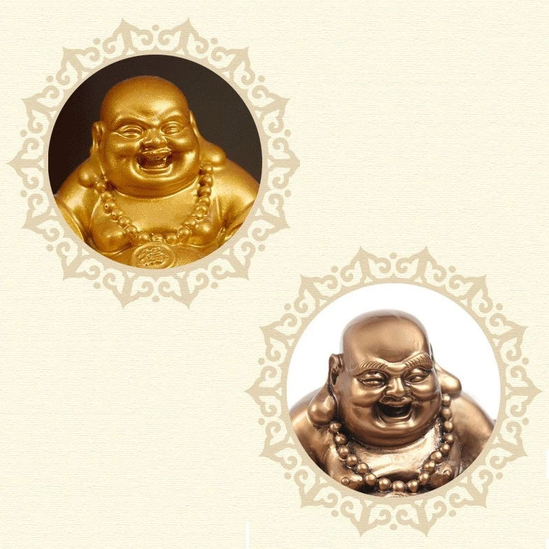 Feng Shui Maitreya Buddha Wealth Toad Statue