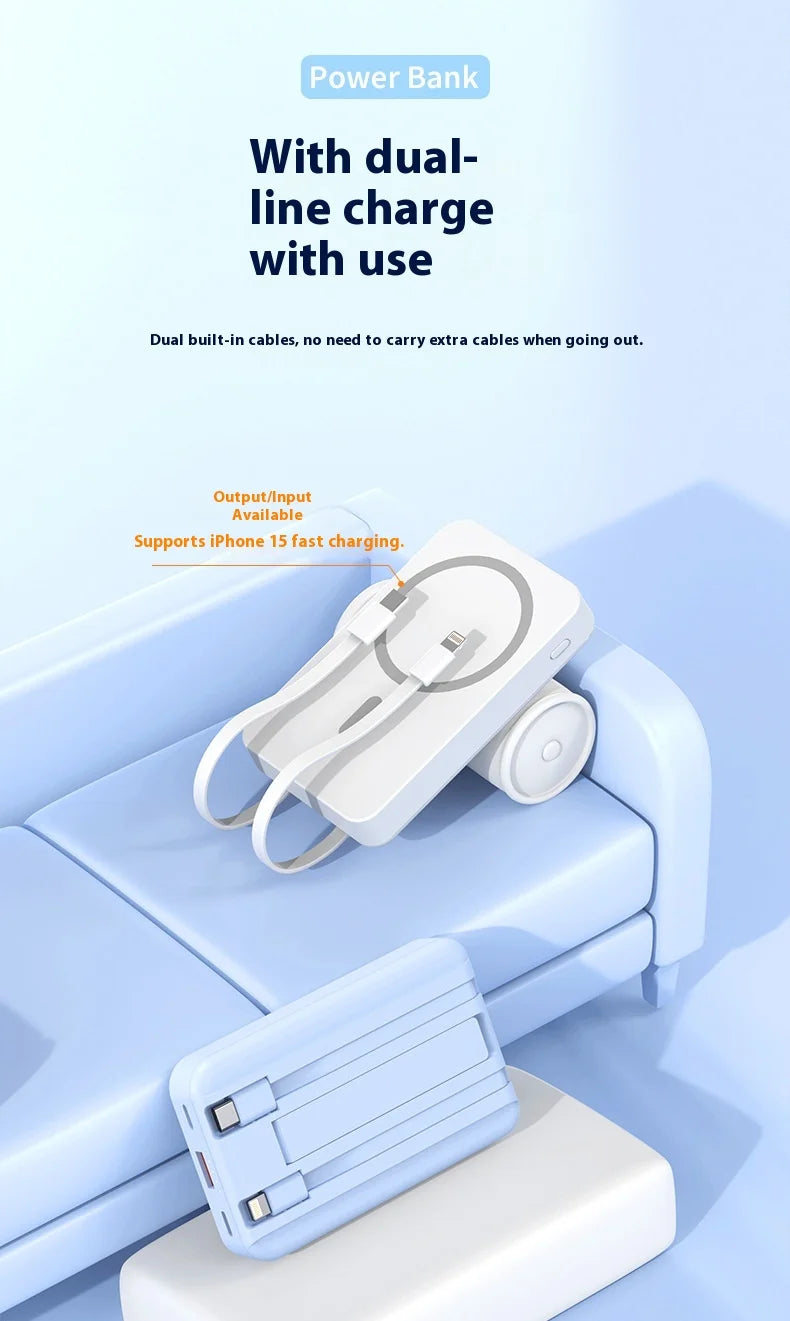 3-in-1 Wireless Fast Charging Power Bank