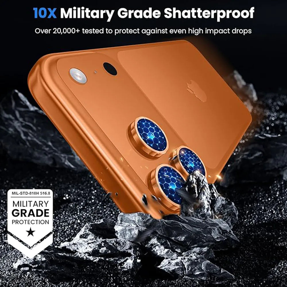 Metal Camera Lens Protector Cover For iPhone 17 16 14 13 15 Pro Max Air Plus Ring Lens Glass For iphone 17 Pro Max Accessories