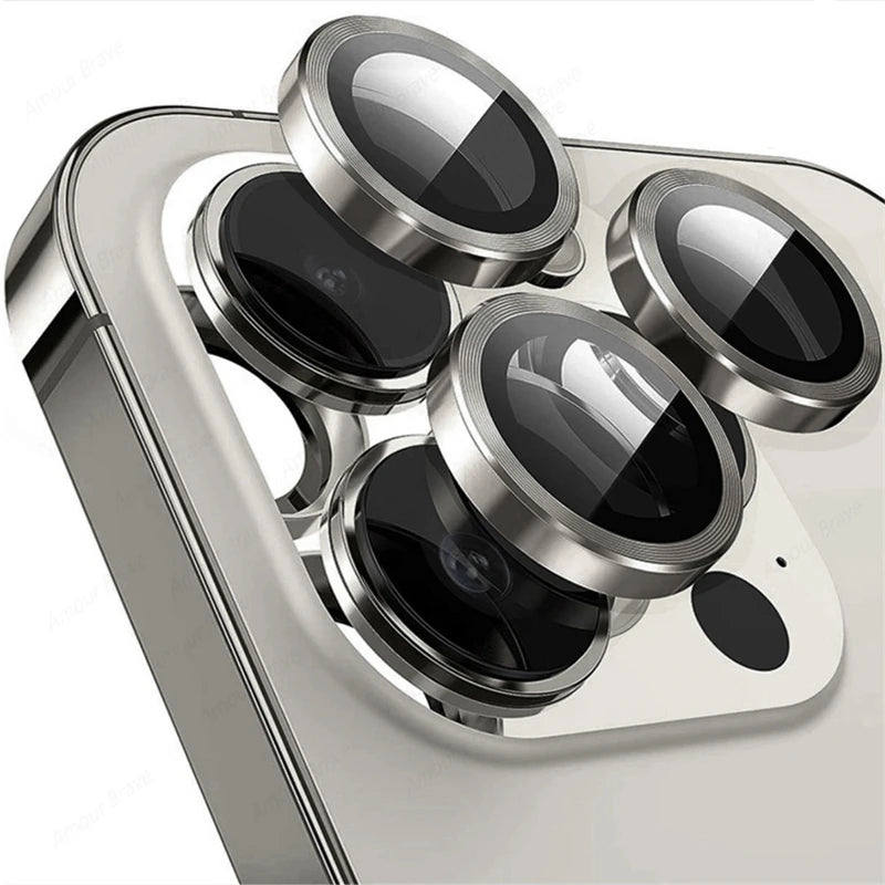 Metal Camera Lens Protector Cover For iPhone 17 16 14 13 15 Pro Max Air Plus Ring Lens Glass For iphone 17 Pro Max Accessories