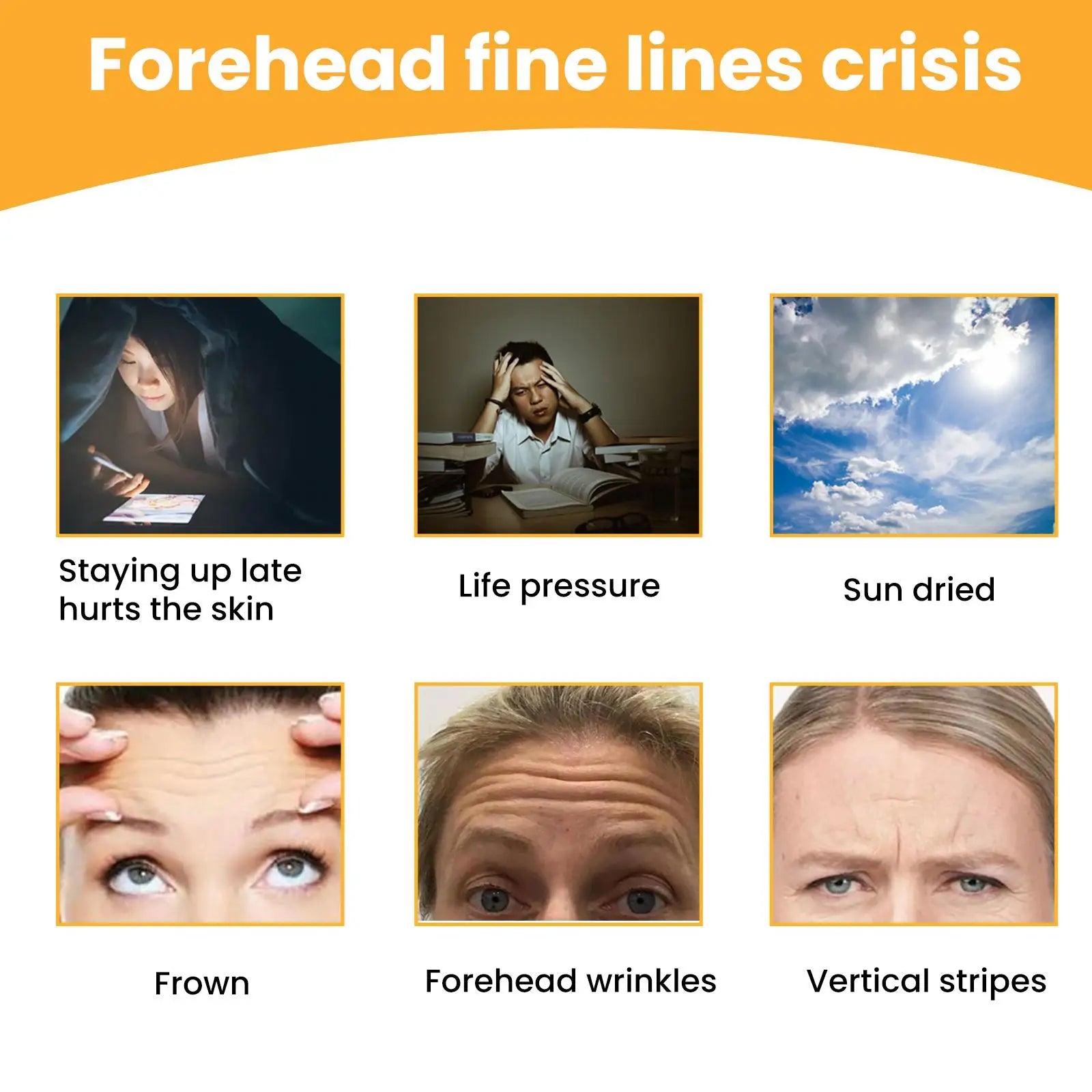 Forehead Wrinkle Patch Anti-Aging Smoothes Fine Lines Collagen Face Mask Anti-wrinkle Removal Gel Patch Face Skin Care Tools