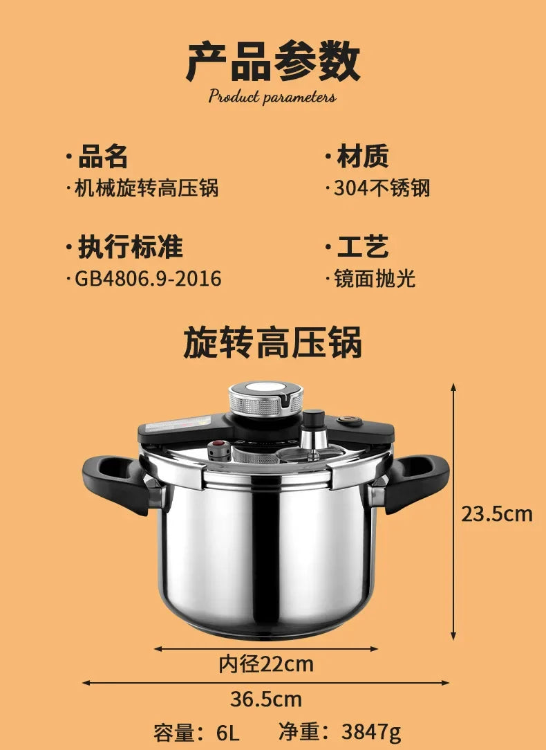 Stainless Steel Pressure Cooker