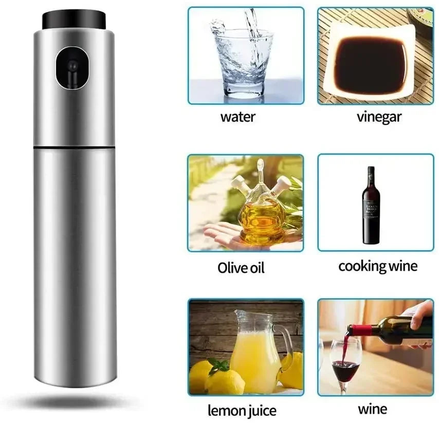 Stainless Steel Oil Spray Bottle