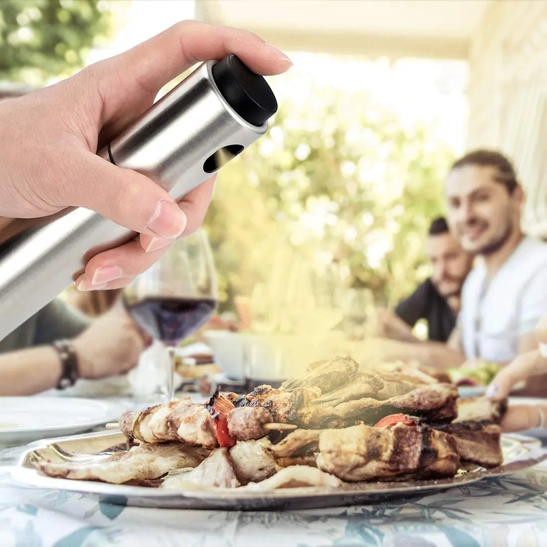 Stainless Steel Oil Spray Bottle