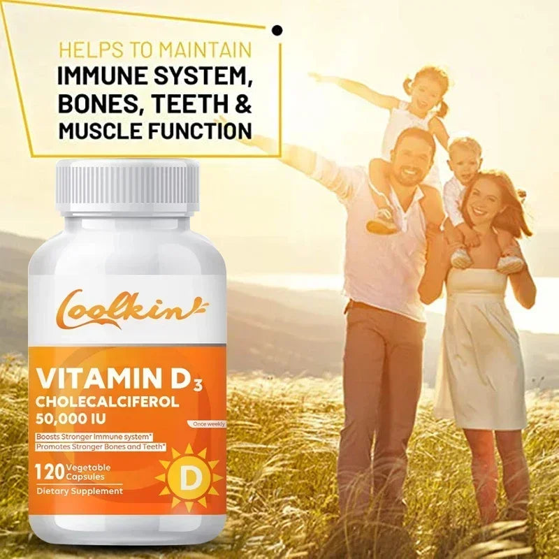 Vitamin D3 50000 IU Capsules