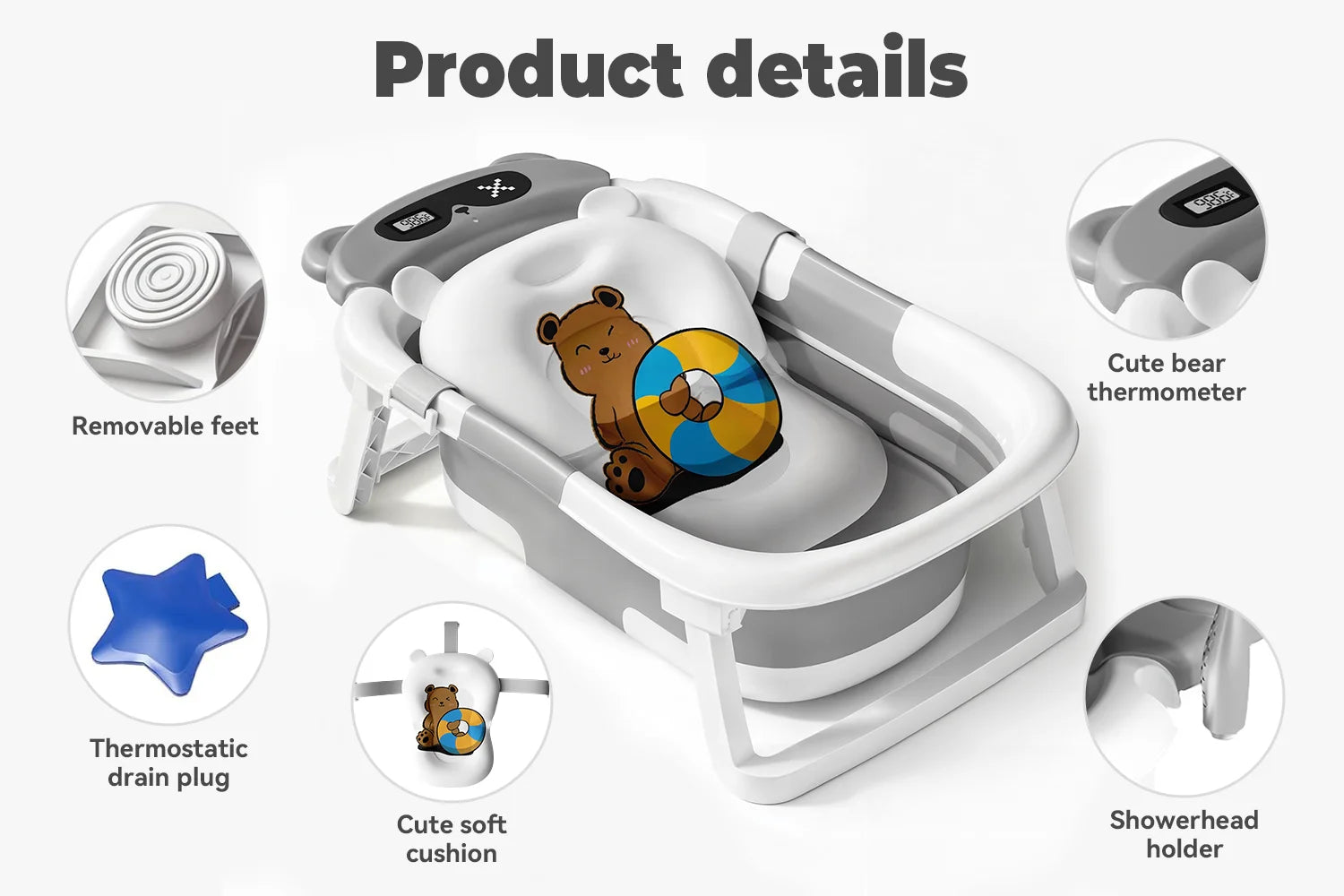 Foldable Baby Bathtub