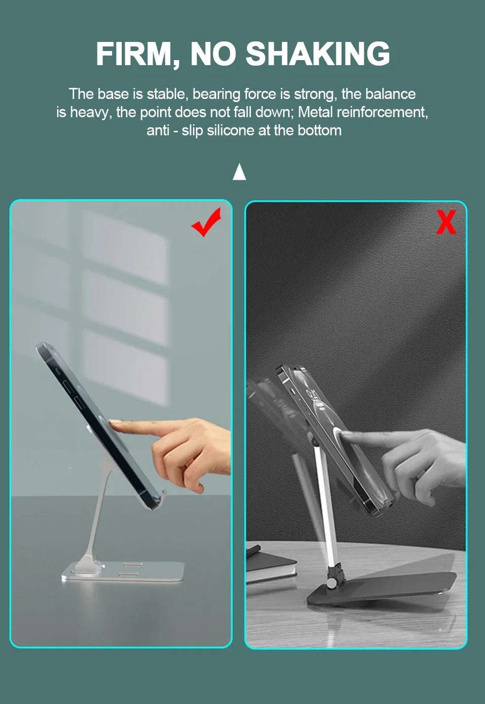 Foldable Aluminum Phone Stand