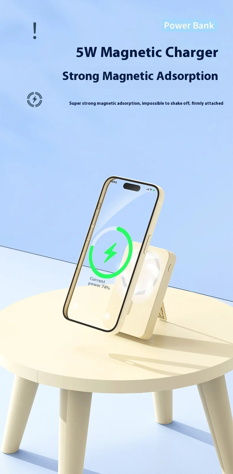 3-in-1 Wireless Fast Charging Power Bank