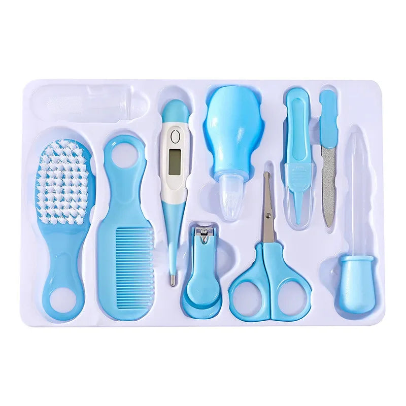 4/8/13pcs Newborn daily nail Care kit Nail clipper tool Health kit Thermometer Comb Care kit
