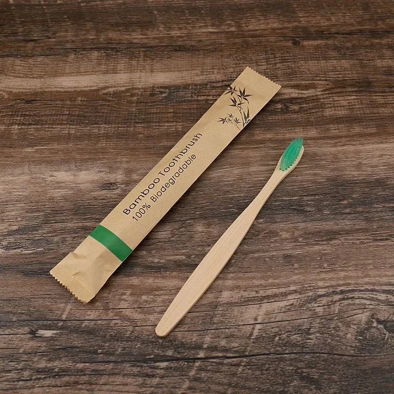 Bamboo Toothbrush Set (10pcs)