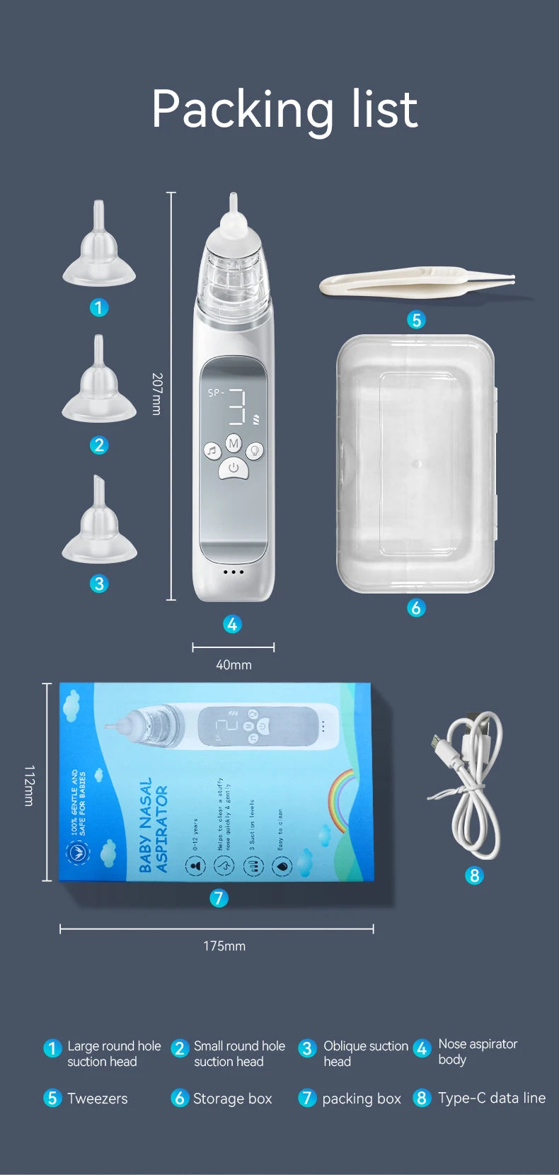 Electric Baby Nasal Aspirator