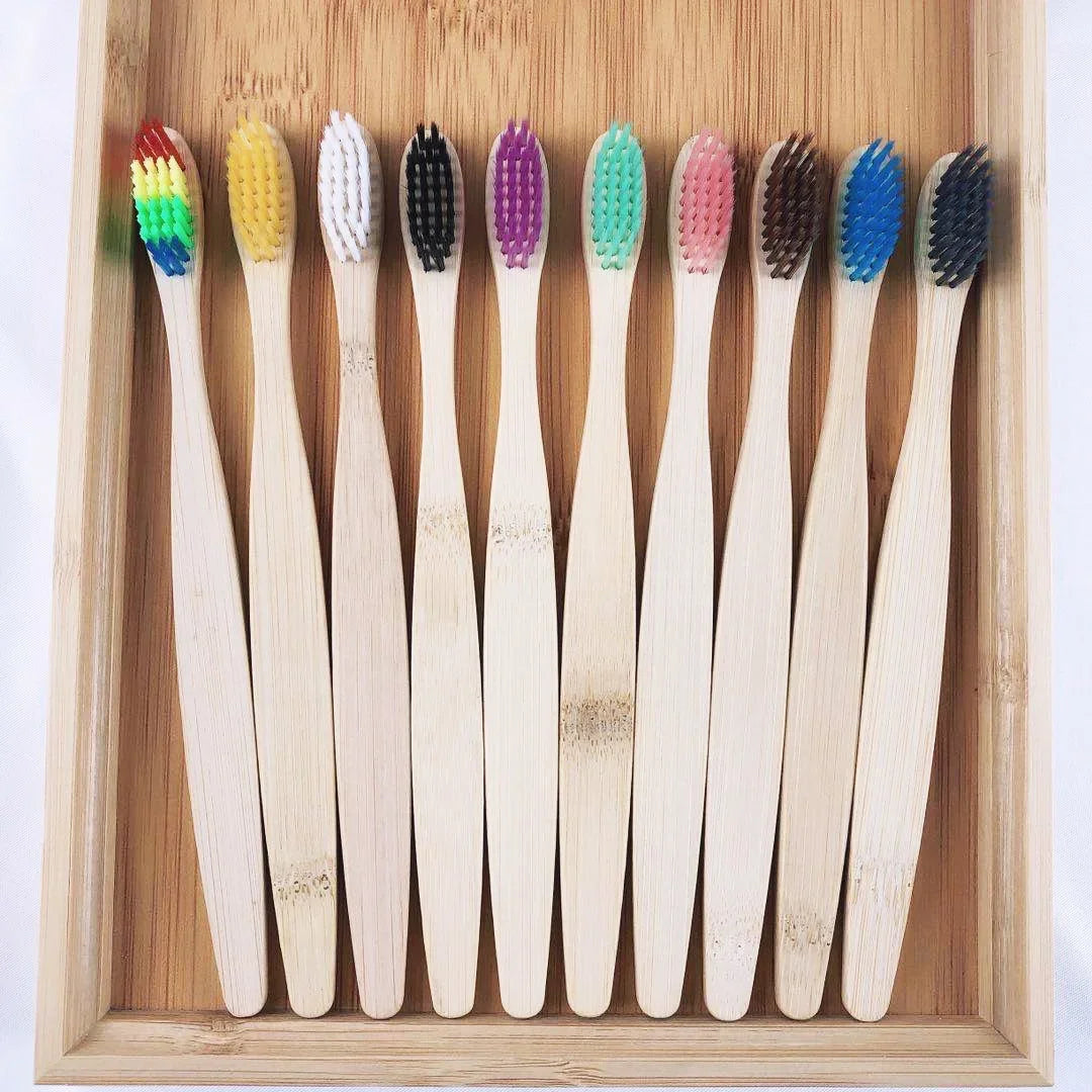 Bamboo Toothbrush Set (10pcs)