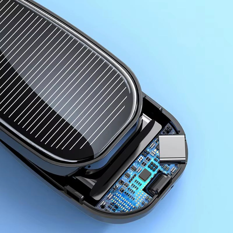 1200Mah Solar Keychain Mini Power Bank Portable Powerbank Compact Phone Charger Mini Power Bank TYPE-C Backup Emergent Power