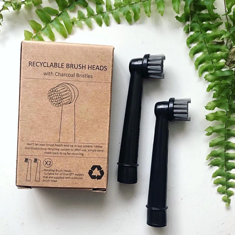 Charcoal Brush Heads – Recyclable & Gentle Clean
